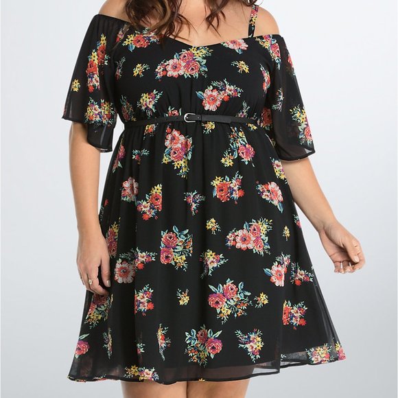 torrid floral dress